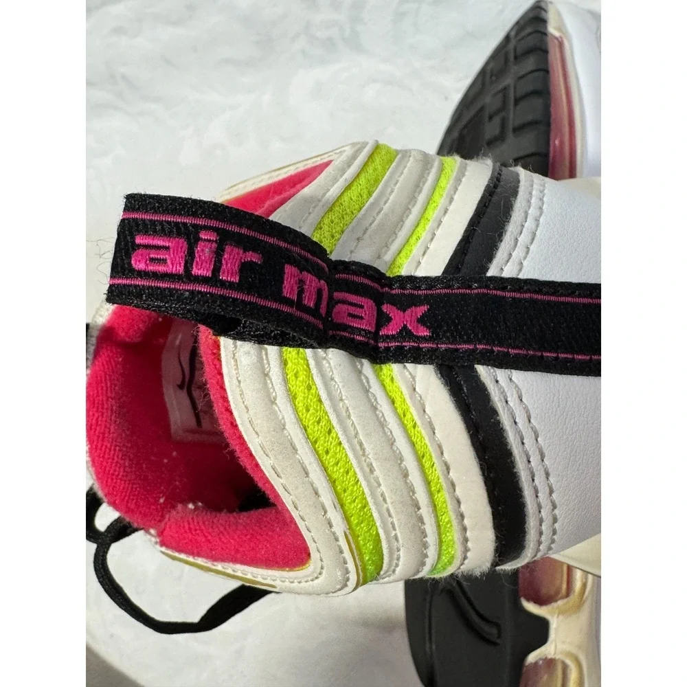 Nike Air Max 97 Neon Volt Pink Black Men 9 Running‎ Shoes CI9871-100